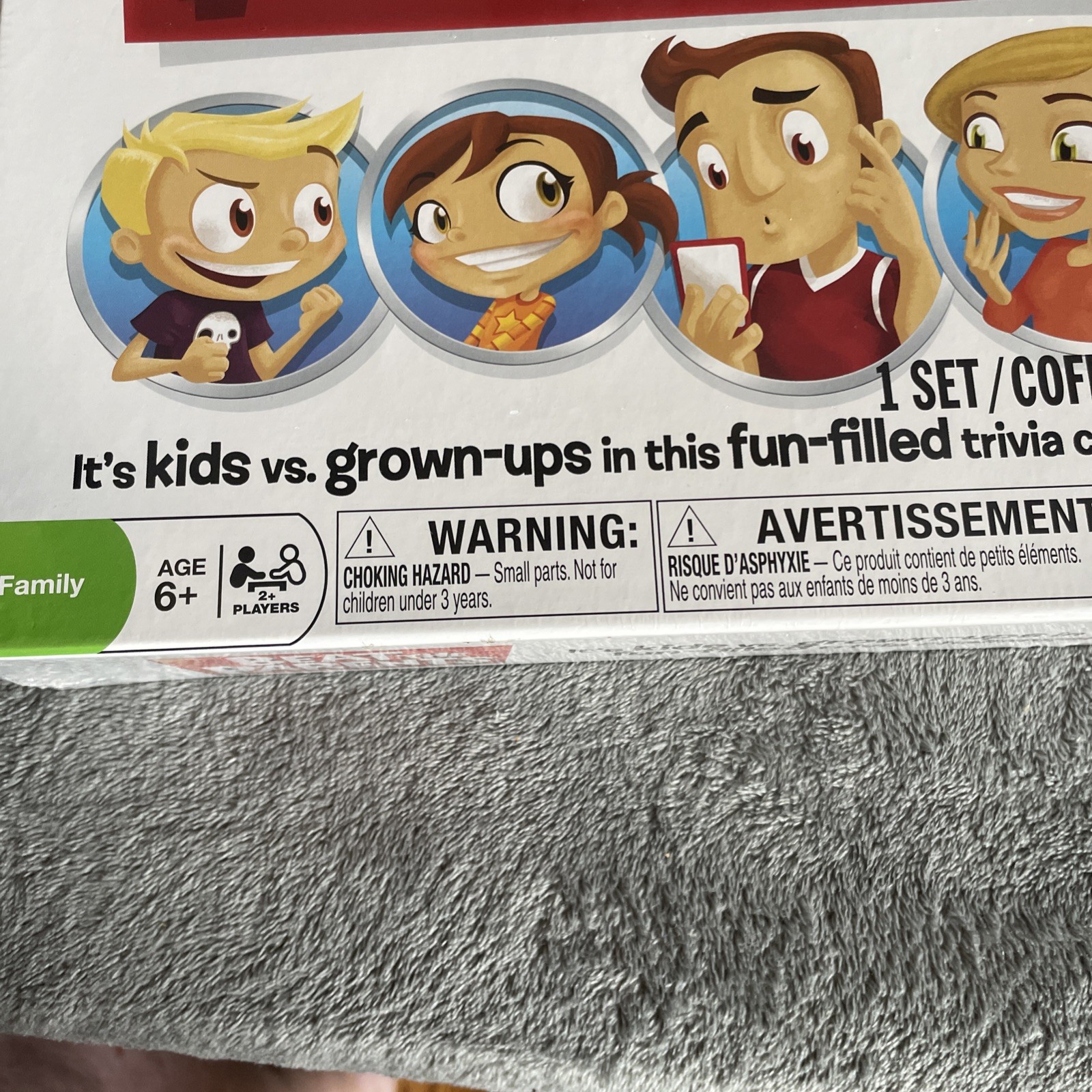 Beat the Parents Family Kids Trivia Game, Kids vs Parent Spin Master NIB