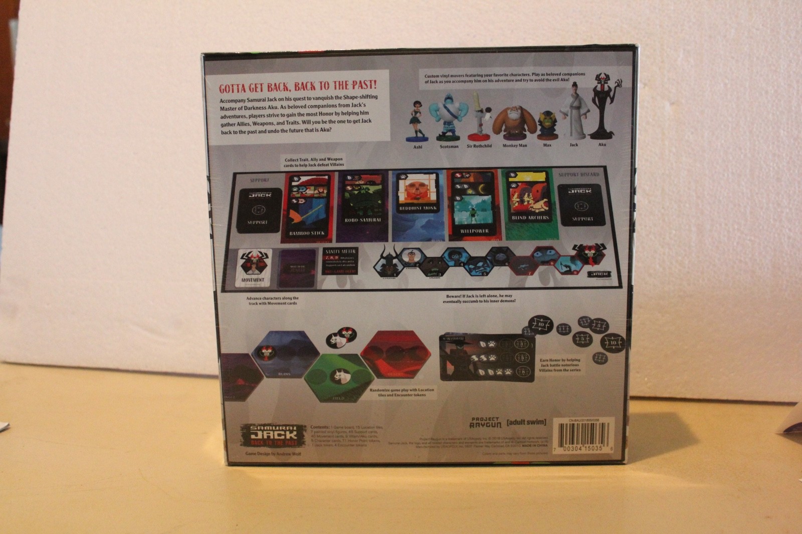 USAopoly Samurai Jack Back To The Past Board Game Cartoon Network NEW/SEALED