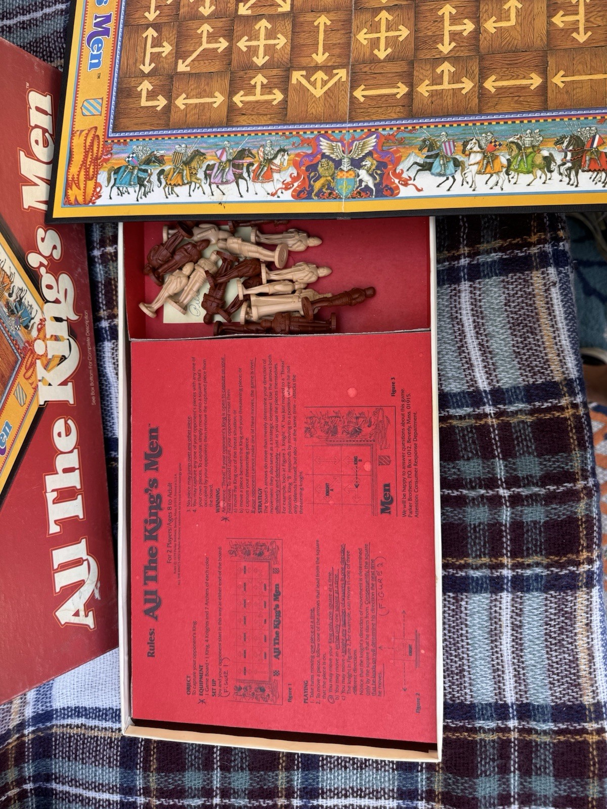 All The King’s Men Strategy Board Game Complete Set . COMPLETE!!