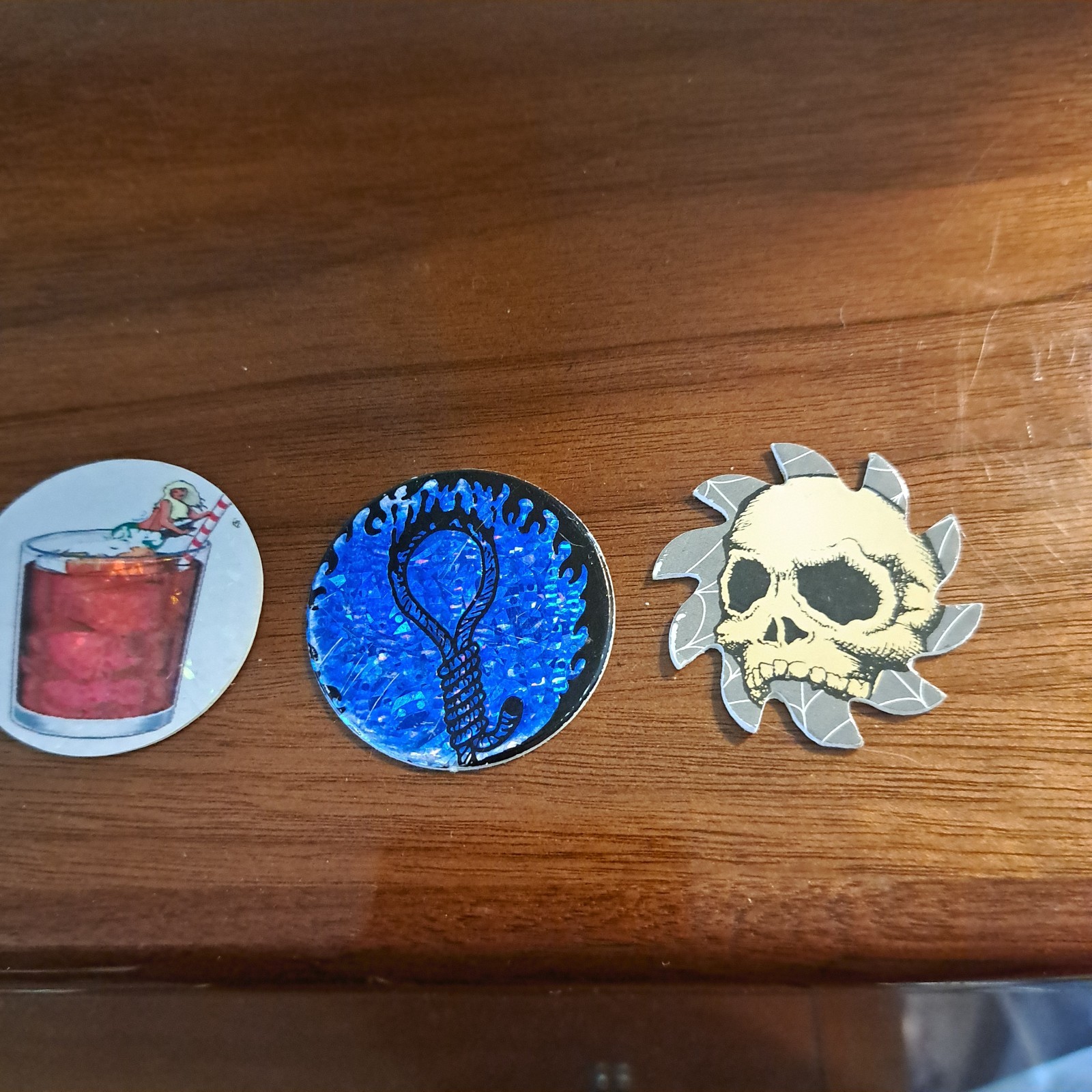 Vintage Pogs Lot 9 Assorted Milk Caps Slammers Collectors 90s Nostalgia