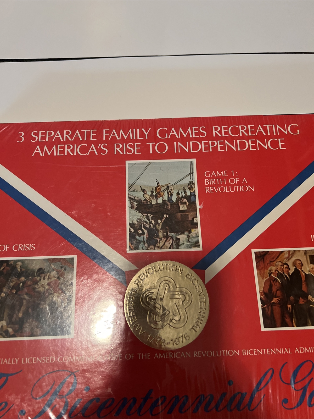 Coach House Boardgame Bicentennial Games Box In Plastic Wrap Vintage