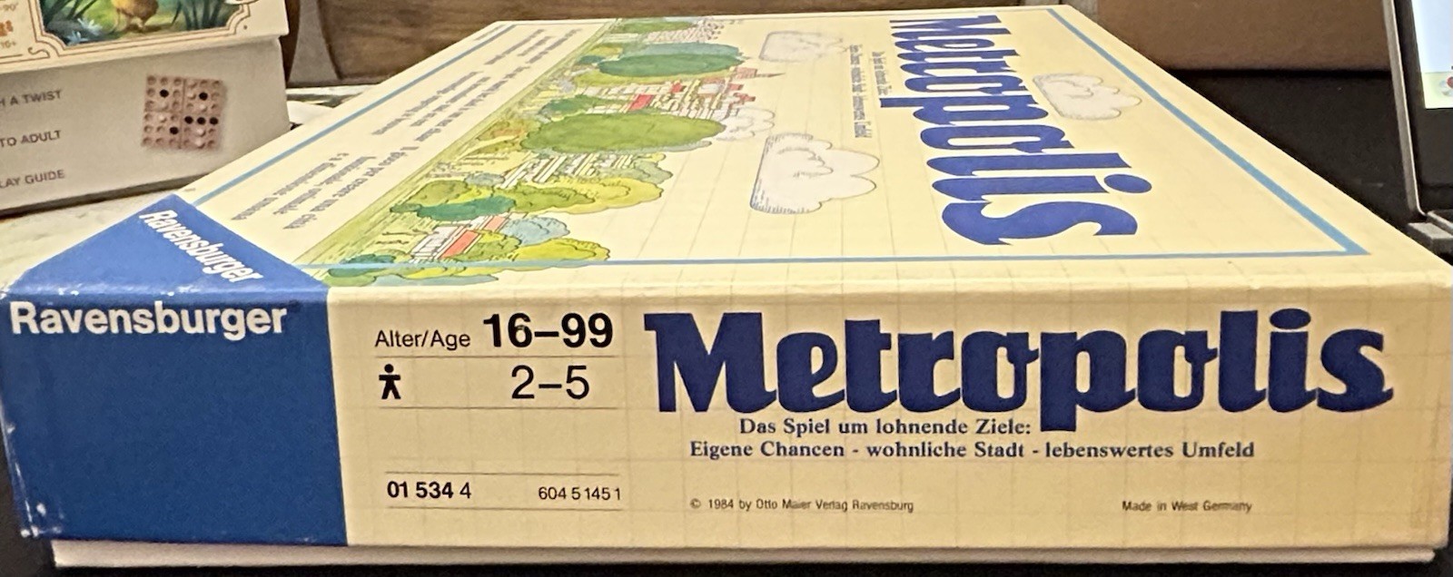 MTROPOLIS Board Game Ravensburger German, French, Italian, Dutch, English Rules