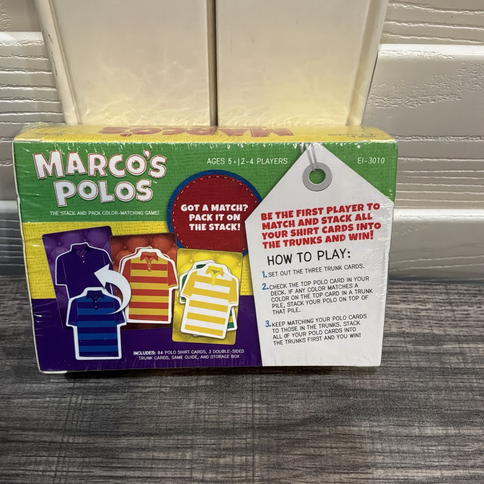MARCO’S POLO Matching Card Game Educational Insights Factory Sealed