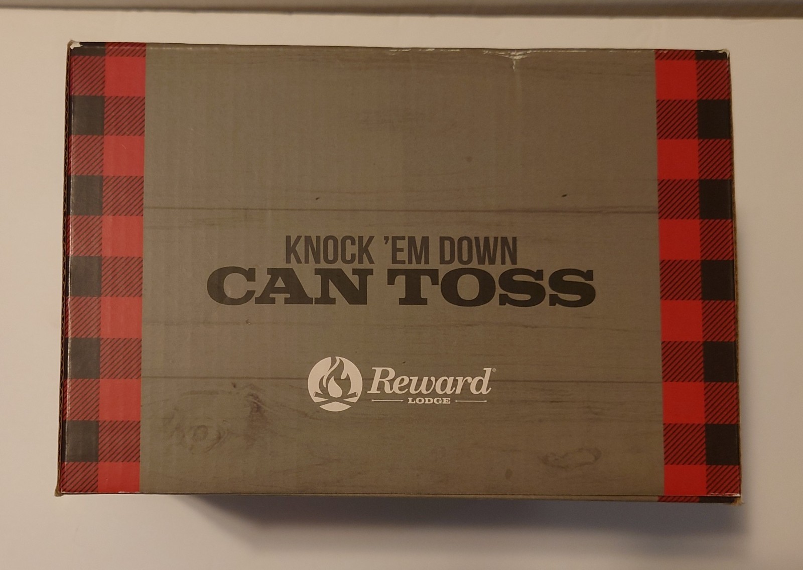 New in box Reward Lodge Knock em down can toss game carnival classic