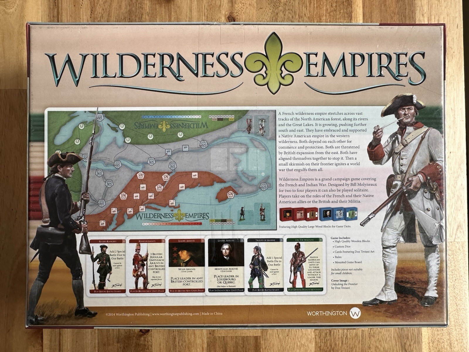 Wilderness Empires Volume 1 By Bill Molyneaux 2014 Board Game