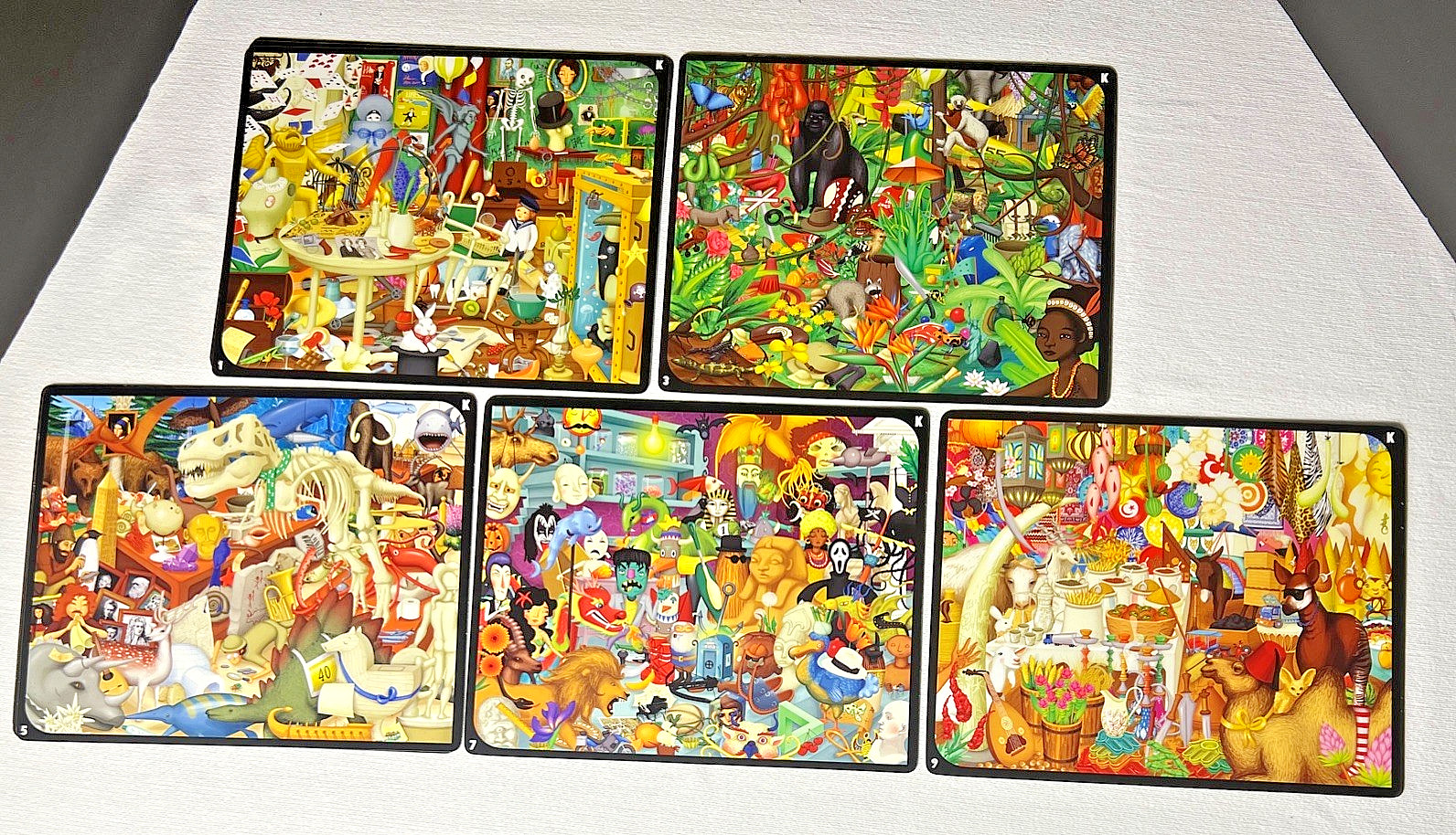 KALEIDOS: Italian Party Board Game 2016 by CMON, Art by Elena Prette, Ages 10+