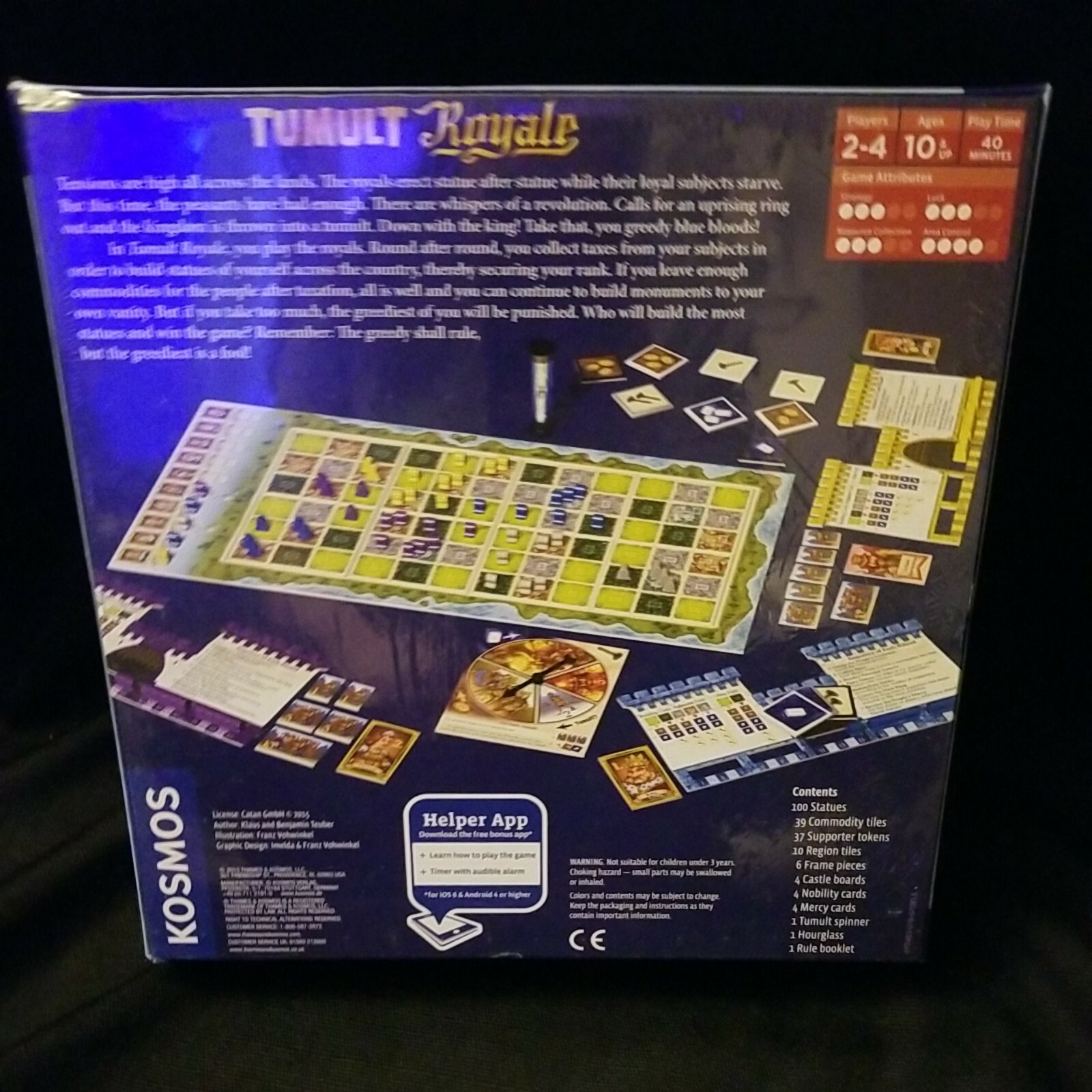 Thames & Kosmos Tumult Royale Multi-Player Board Game NEW in Sealed Box