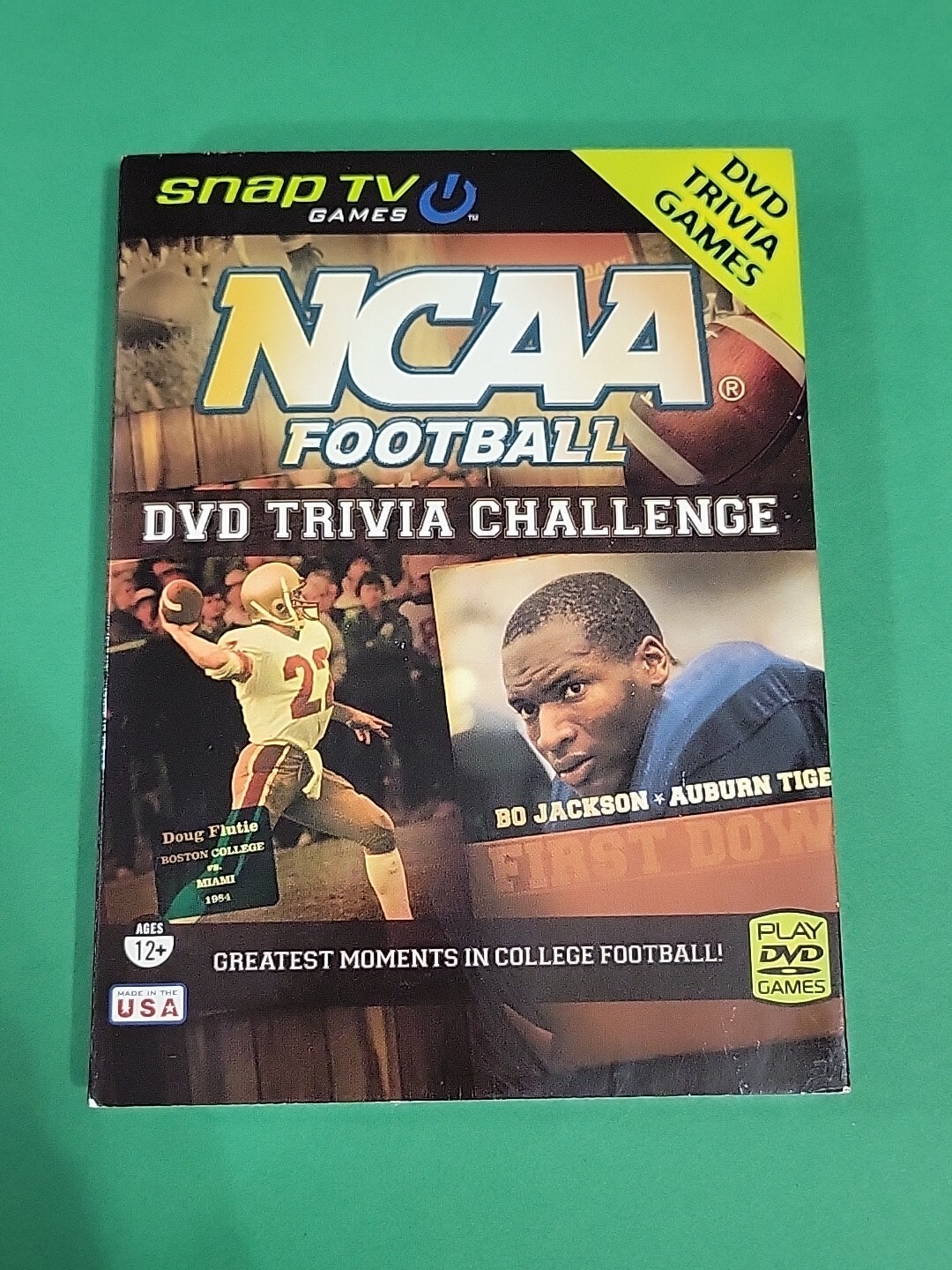 NCAA Football DVD Trivia Challenge Snap TV Games 2006 College Sports Highlights