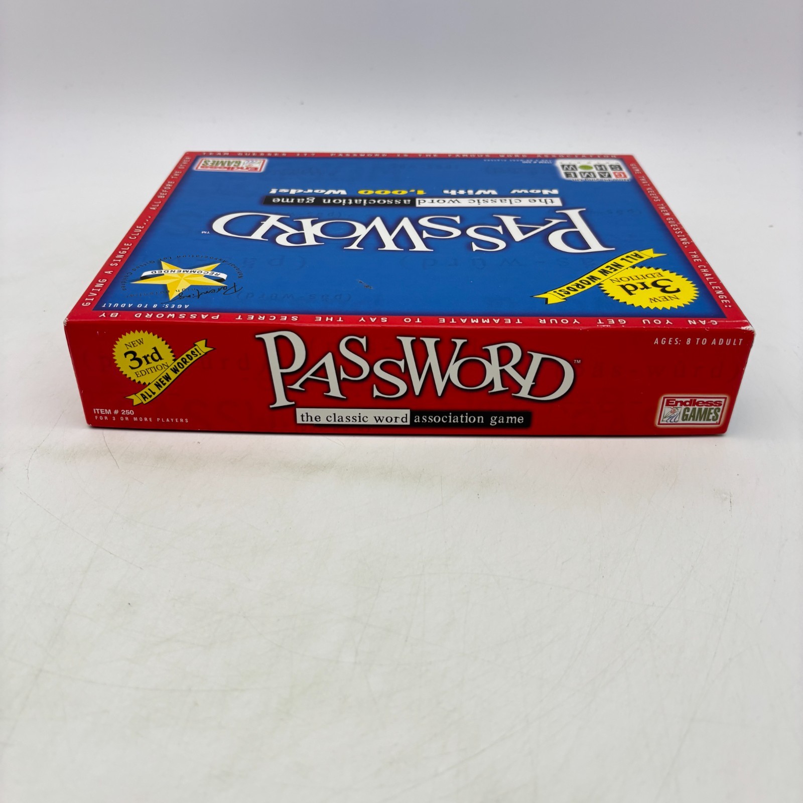 Password 3rd Edition COMPLETE Endless Games 2001 Word Association Party Family