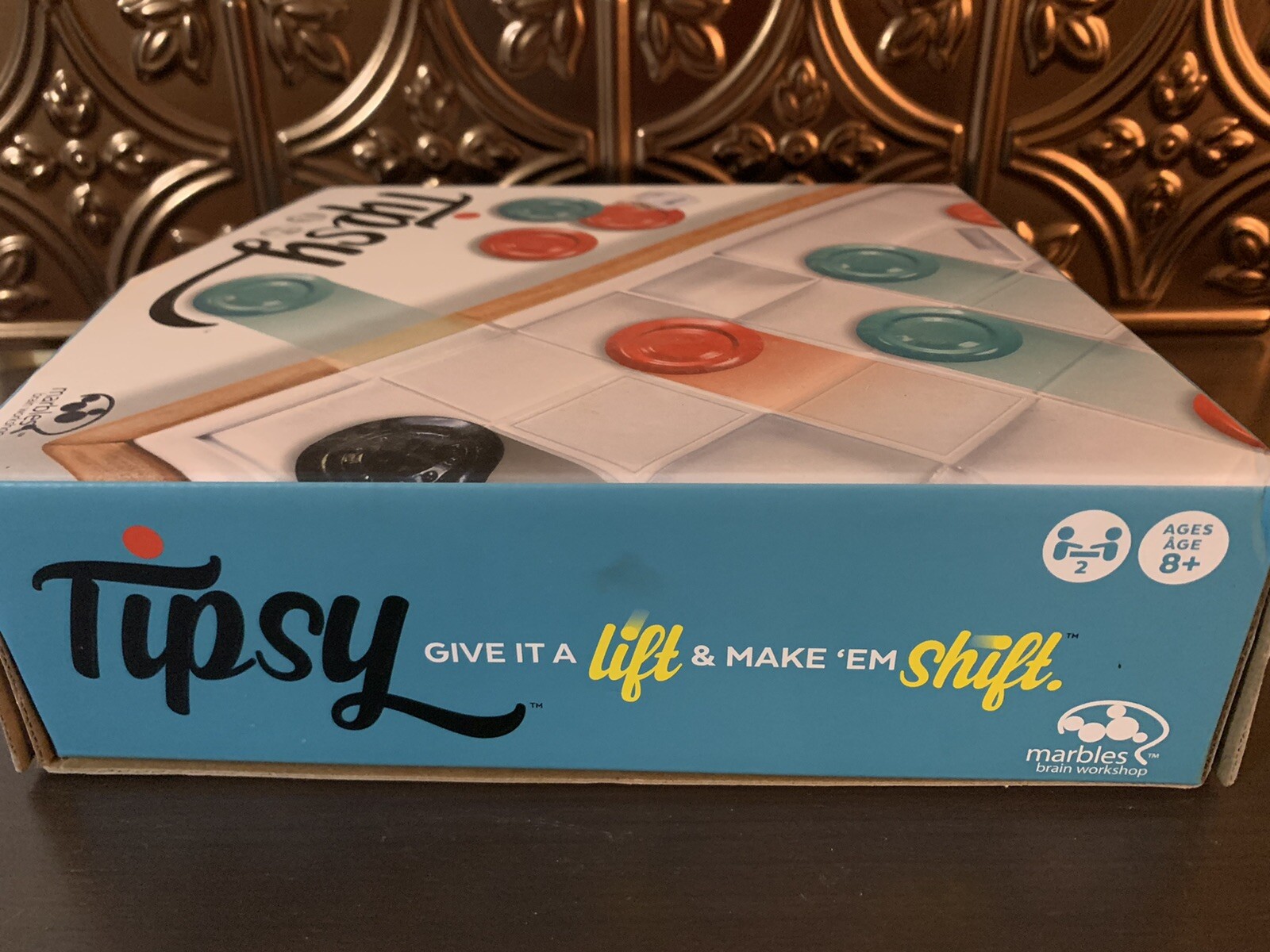 Tipsy Marbles Brain Workshop Board Game Fun Challenging Lift Shift New Sealed