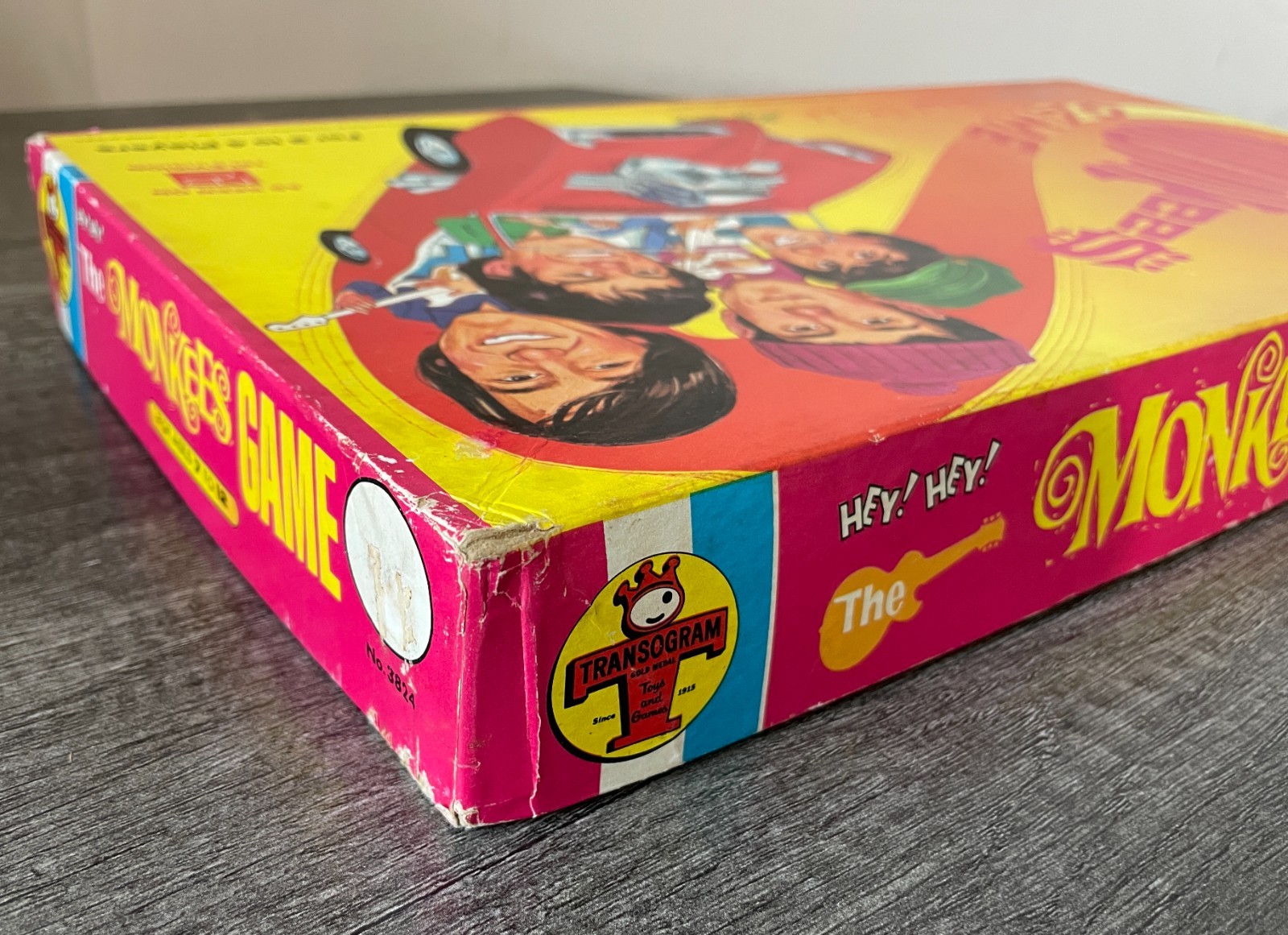 Transogram Monkees Board Game 1967 RARE Guitar Version VHTF – 100% COMPLETE!!!