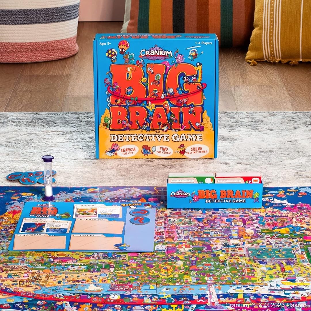 Cranium Big Brain Board Game 300 Mysteries Fun For 1 To 4 Players Ages 5+