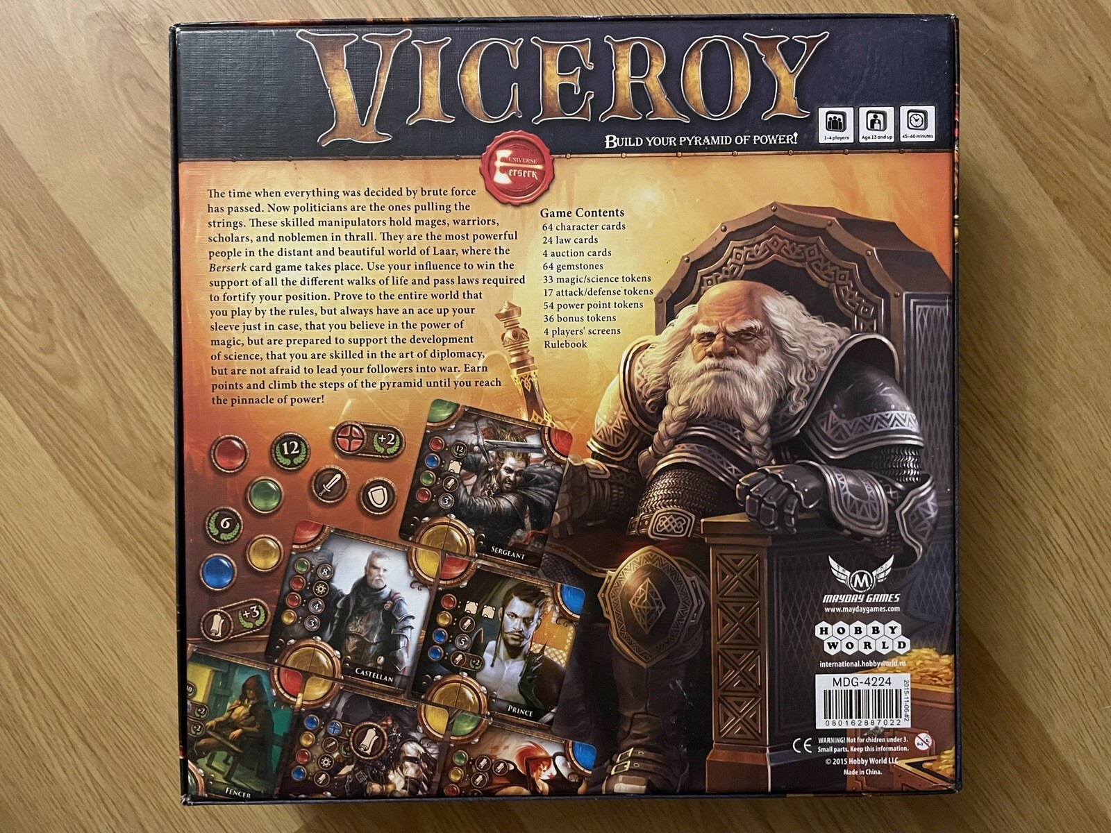 Viceroy – Mayday Games Board Game New Never played