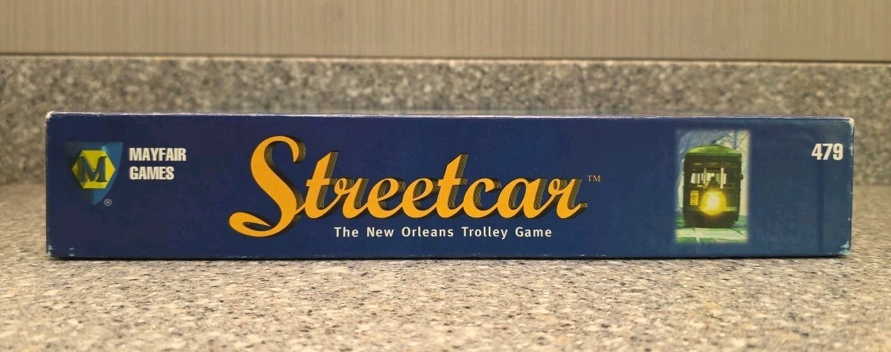 Streetcar Board Game New Orleans Trolly 479 1995 Mayfair Games Complete