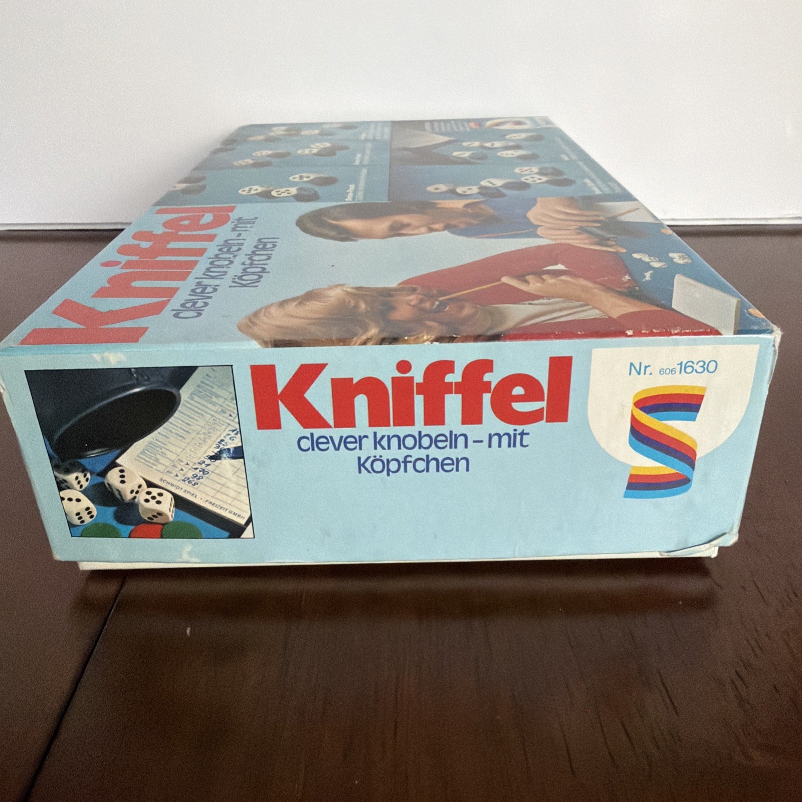 Vtg Kniffel Clever Knobeln-mit Kopfchen German Dice Game Schmidt Spiel #1630