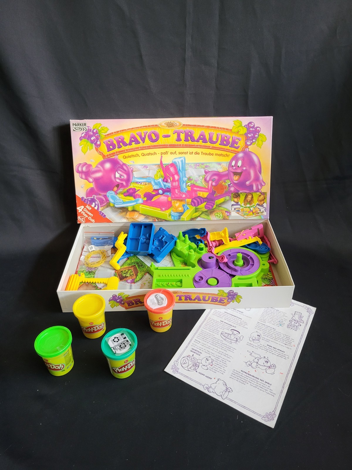 Complete✅ Parker # Bravo Grape # Clay New + Ribbons New # Cult Game 1992 # 90s