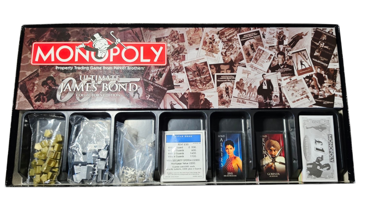 “Monopoly Ultimate James Bond Collector’s Edition” & 007 Collector’s Edition New