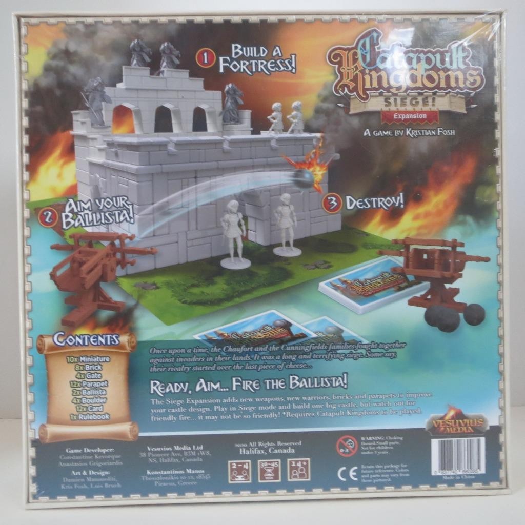Catapult Kingdoms Board Game KICKSTARTER Bundle Siege Artificers Tower Expansion