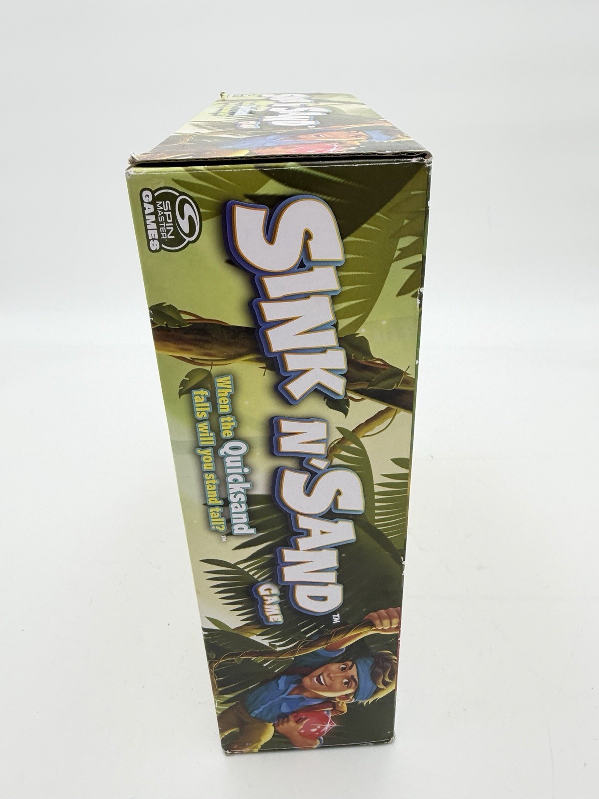 Sink N Sand Game Kinetic Sand Spin Master Jungle Quicksand Board Game