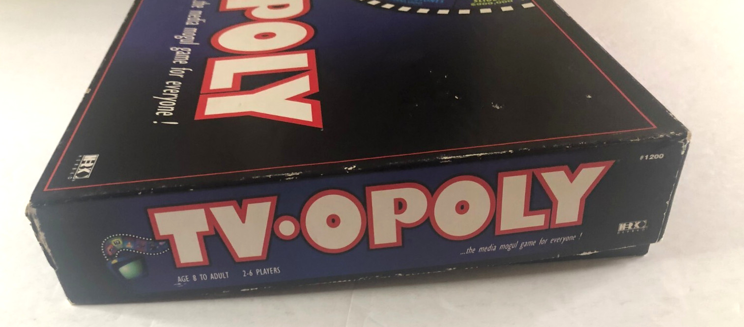 1997 TV Guide TV-OPOLY the Media Mogul Board Game for Everyone
