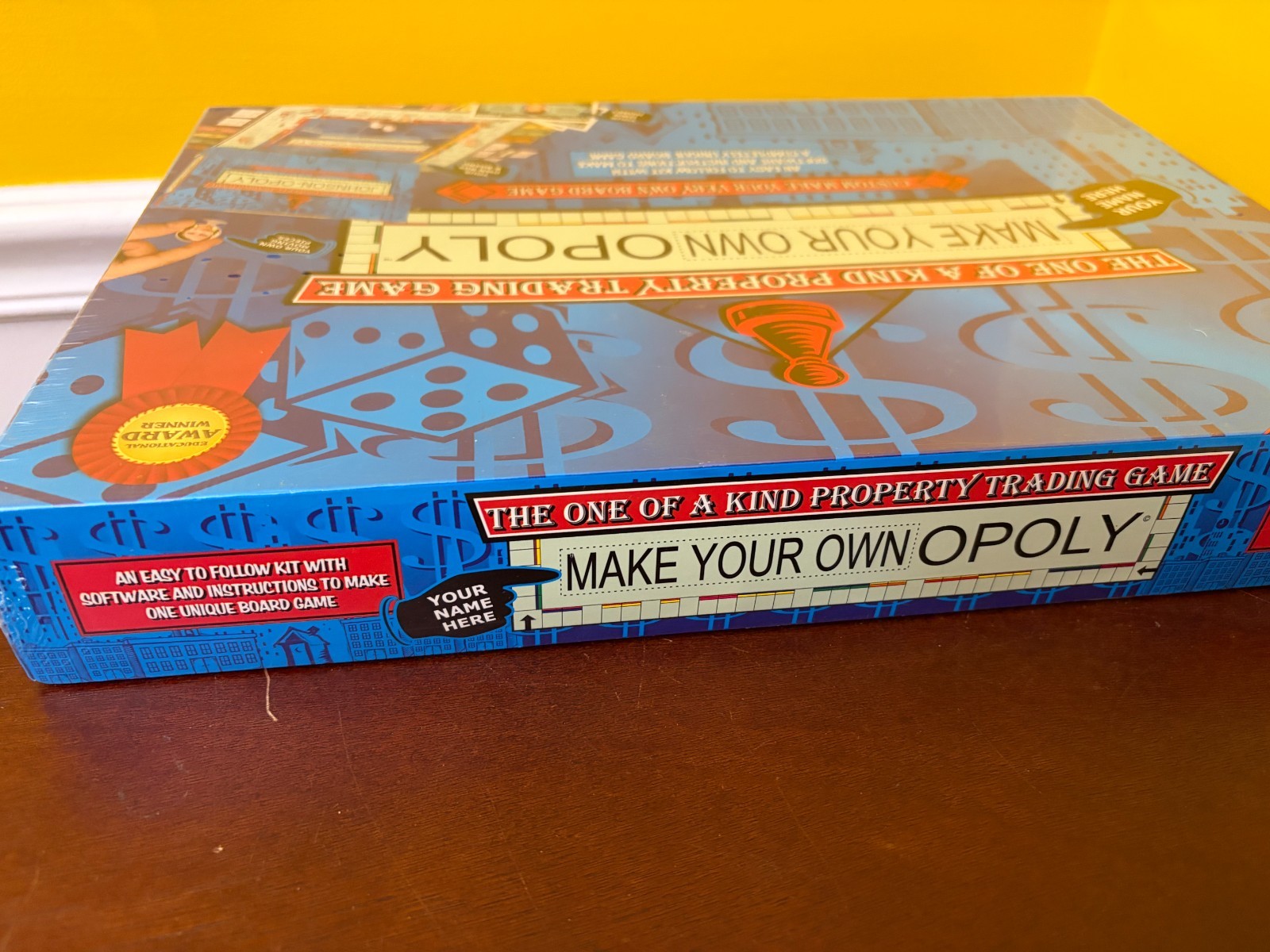 Sealed 1998 TDC Games Make Your Own Opoly Custom Board Game Creator #2100