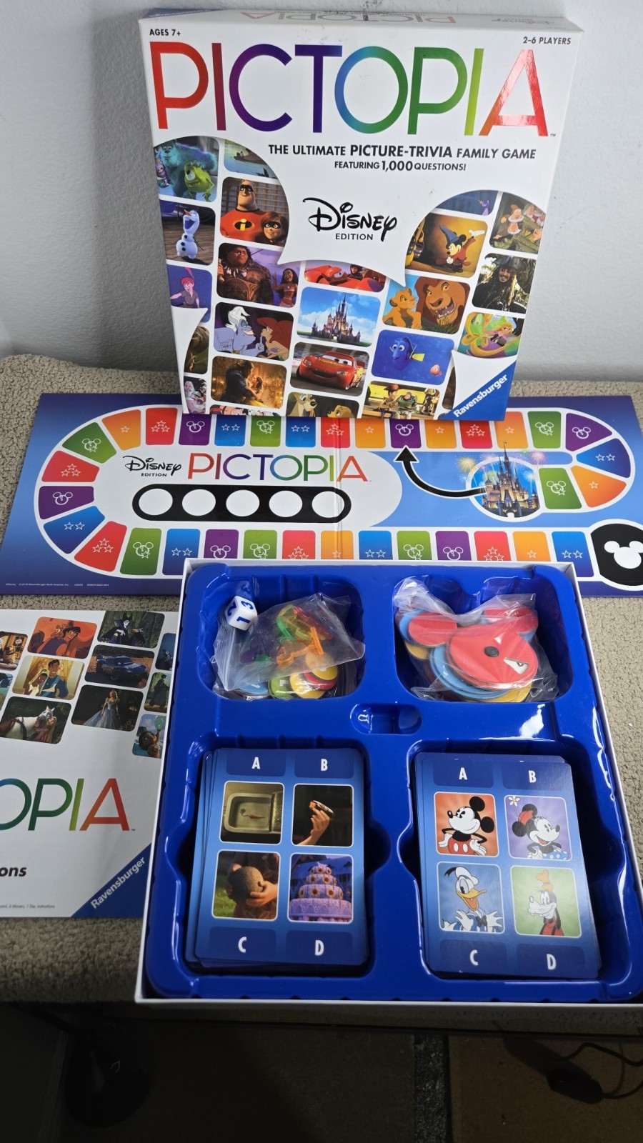 Ravensberger Pictopia Disney Edition The Ultimate Picture Trivia Family Game
