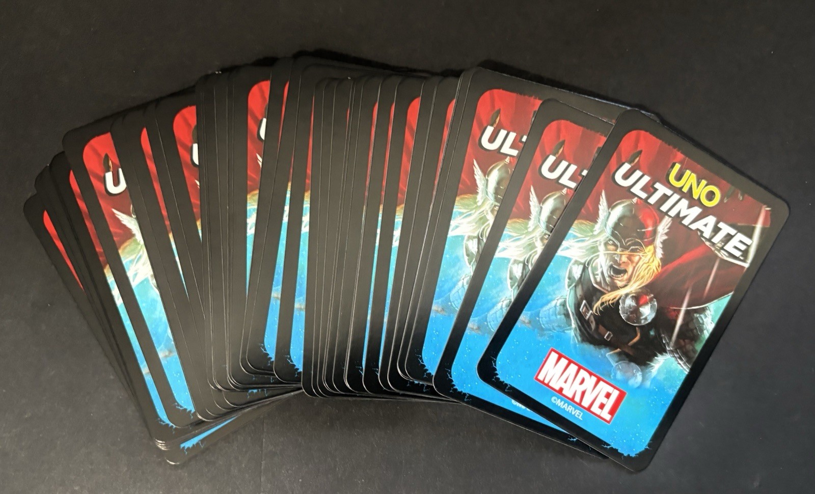 UNO Ultimate MARVEL 48 Thor 1st Edition Character Cards