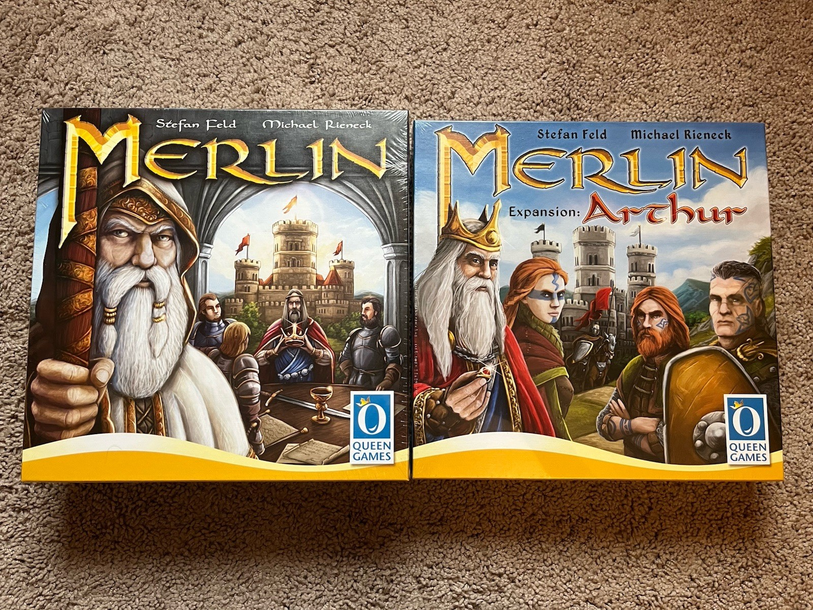 Merlin + Arthur Expansion Board Game Queen Games 2017 Stefan Feld NEW/SEALED