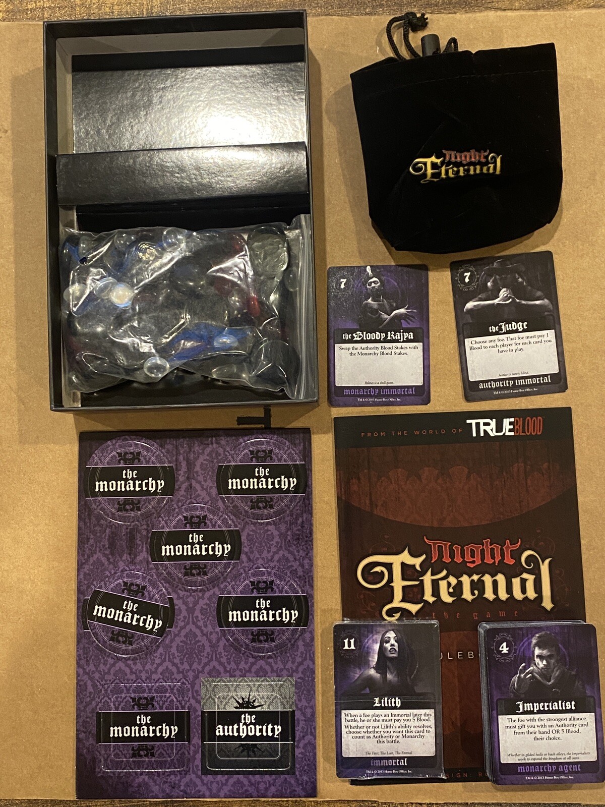 Night Eternal The Game – True Blood W/ The Judge & Bloody Rajya Promo Cards