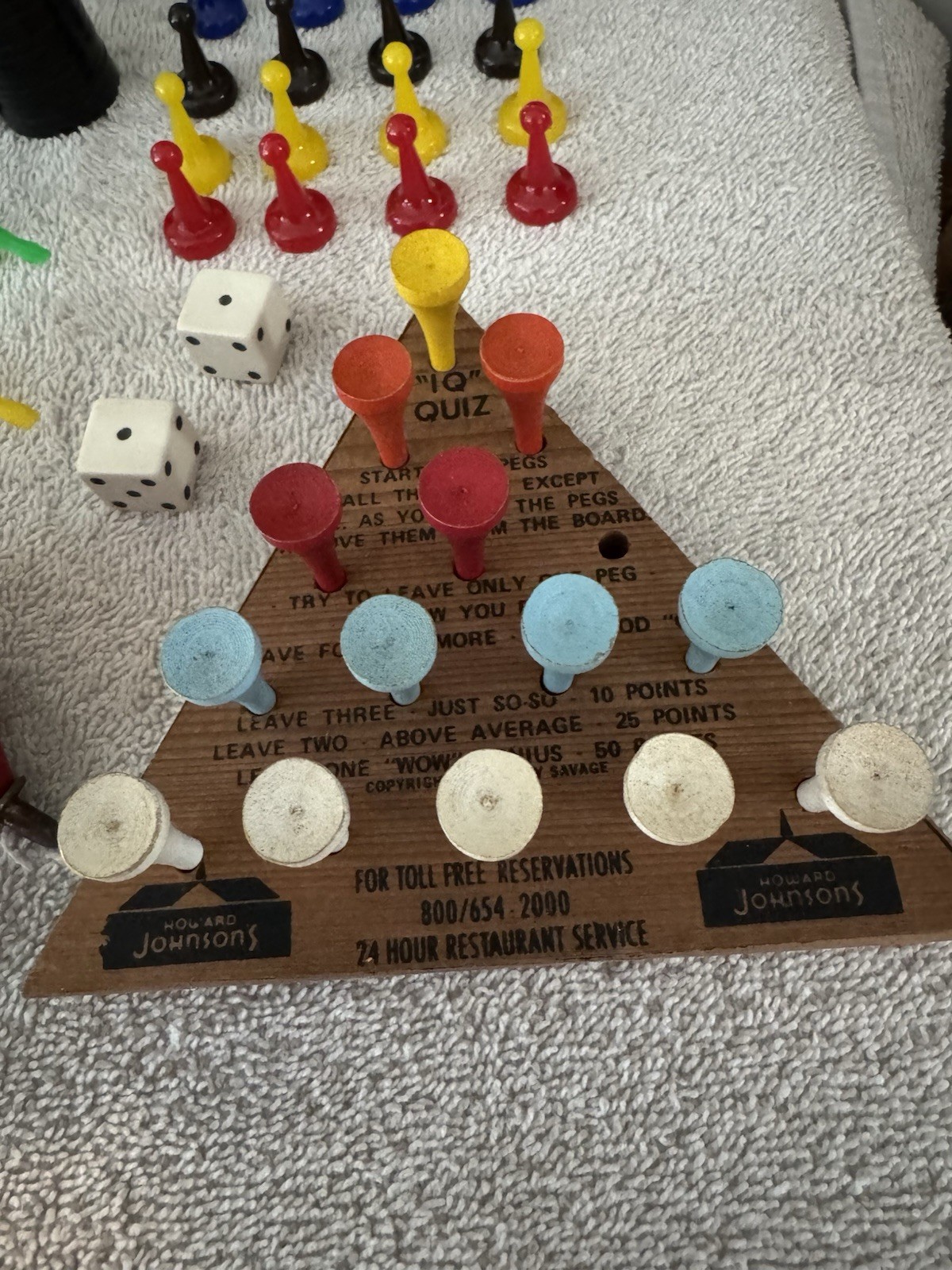 Lot Misc. Vintage Toys Spinner Tops Checkers Game Pieces Dice IQ Quiz +1 see Pic