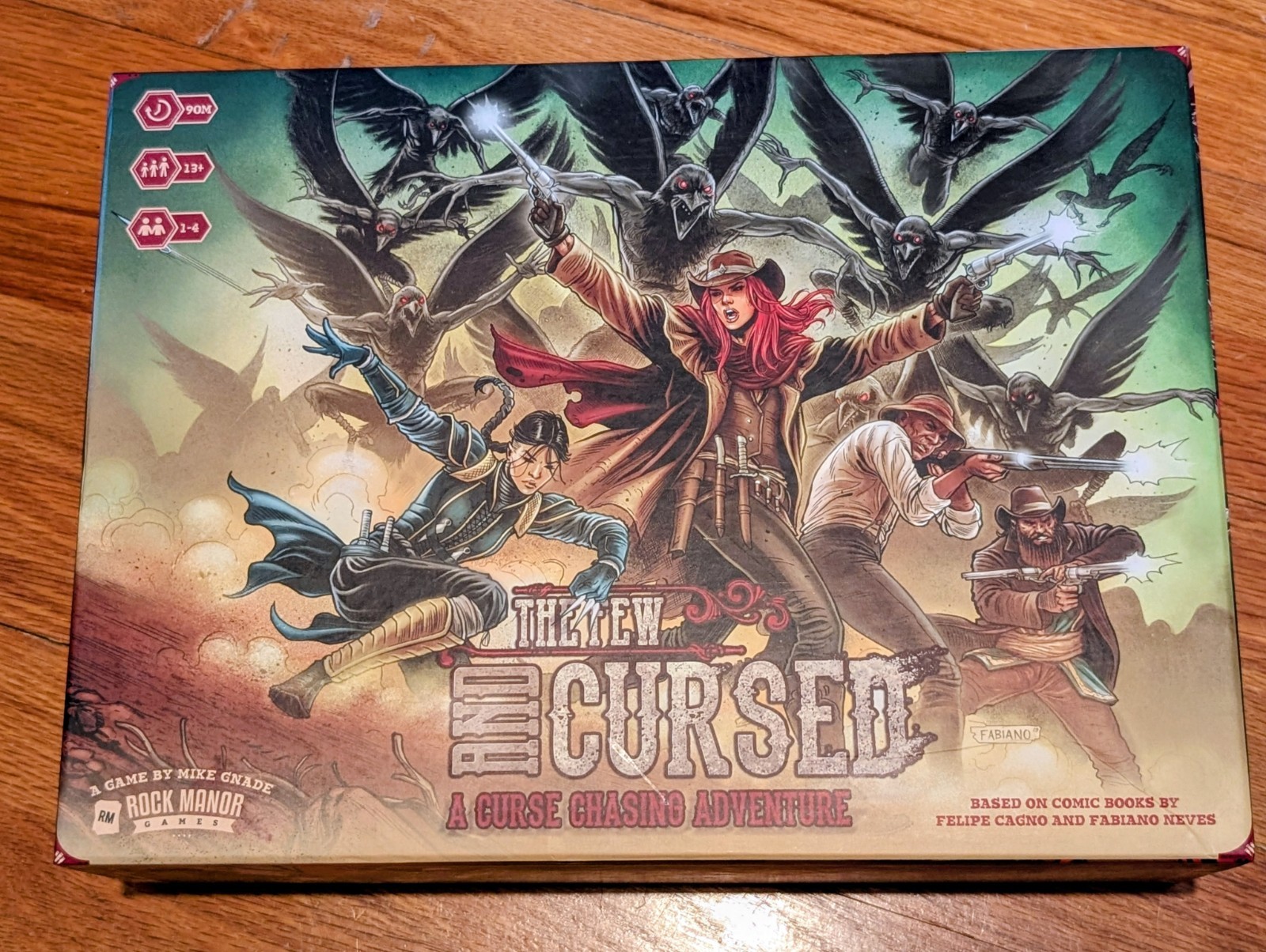 The Few And The Cursed Board Game by Rock Manor Games Based on the Comic Book