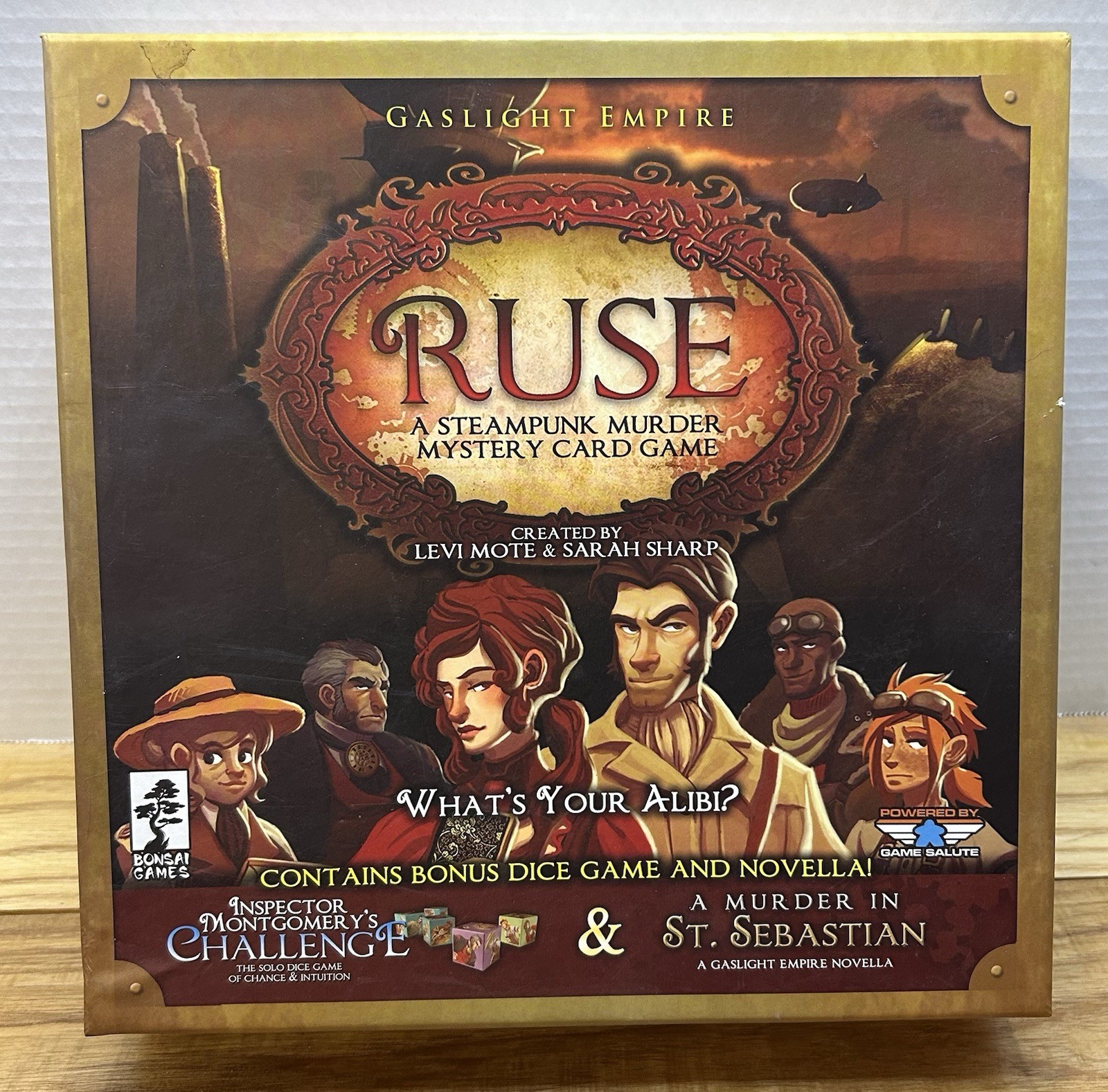 Ruse A Steampunk Murder Mystery Card Game COMPLETE