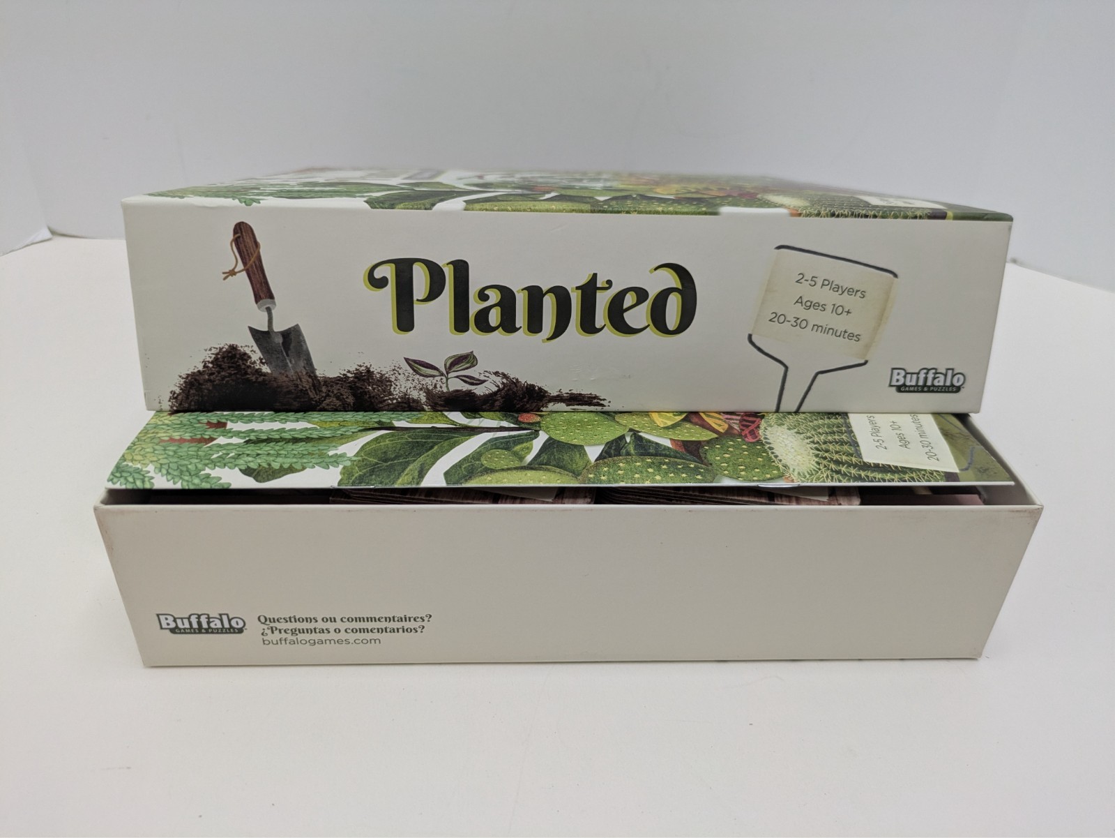 Buffalo Games Planted Board Game Nature Theme 2-5 Players Ages 10+ Complete Game