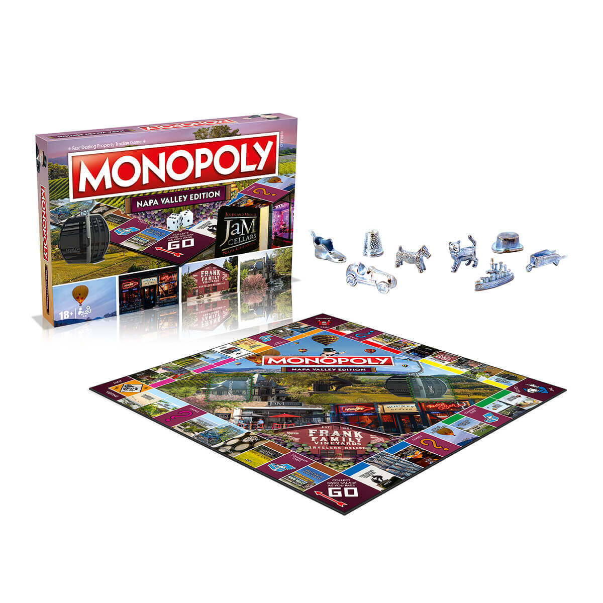 Napa Valley Edition Monopoly Board Game – New & Sealed