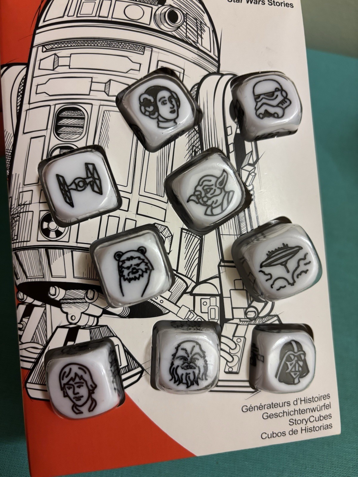 New Star Wars Rory’s Story Cubes Storytelling Game/RPG Generator