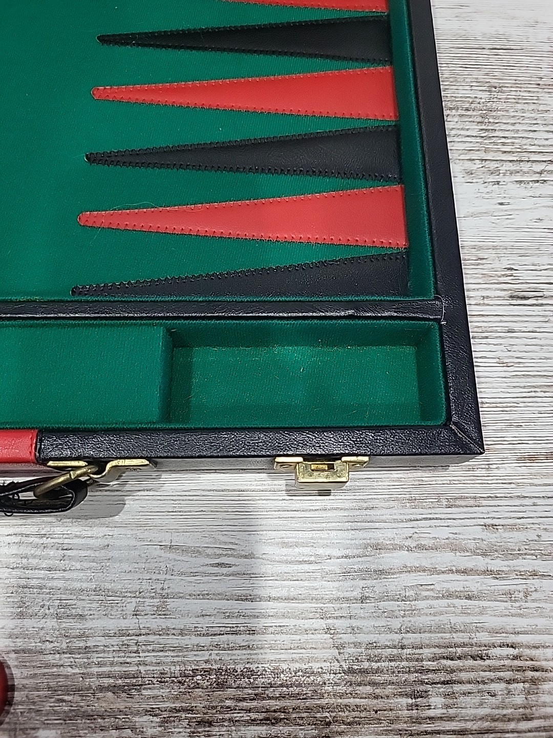 Vintage Reiss Backgammon Board Game Briefcase Set