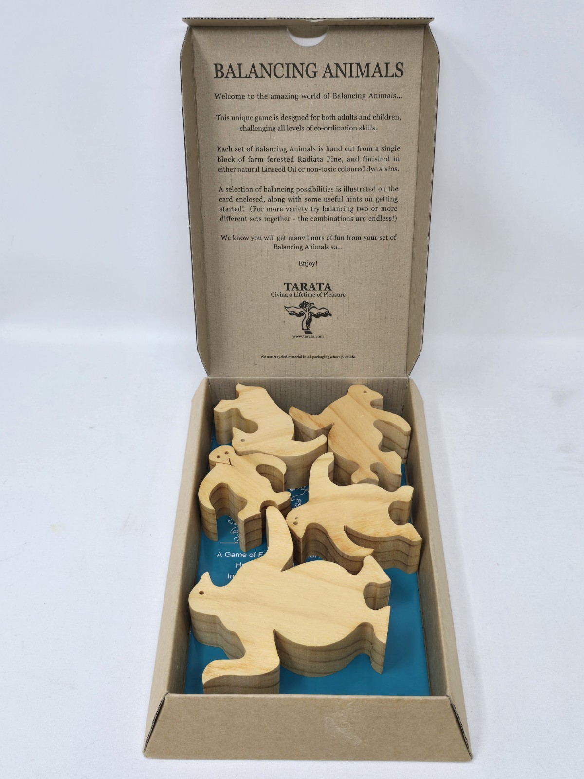 Tarata Balancing Penguins Wooden Balancing Puzzle Game From New Zealand, Ages 4+