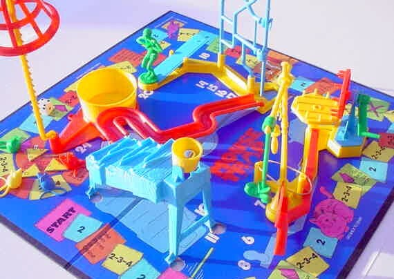 1986 Milton Bradley Mousetrap 100% Complete Board Game Mouse Trap Zany Crazy