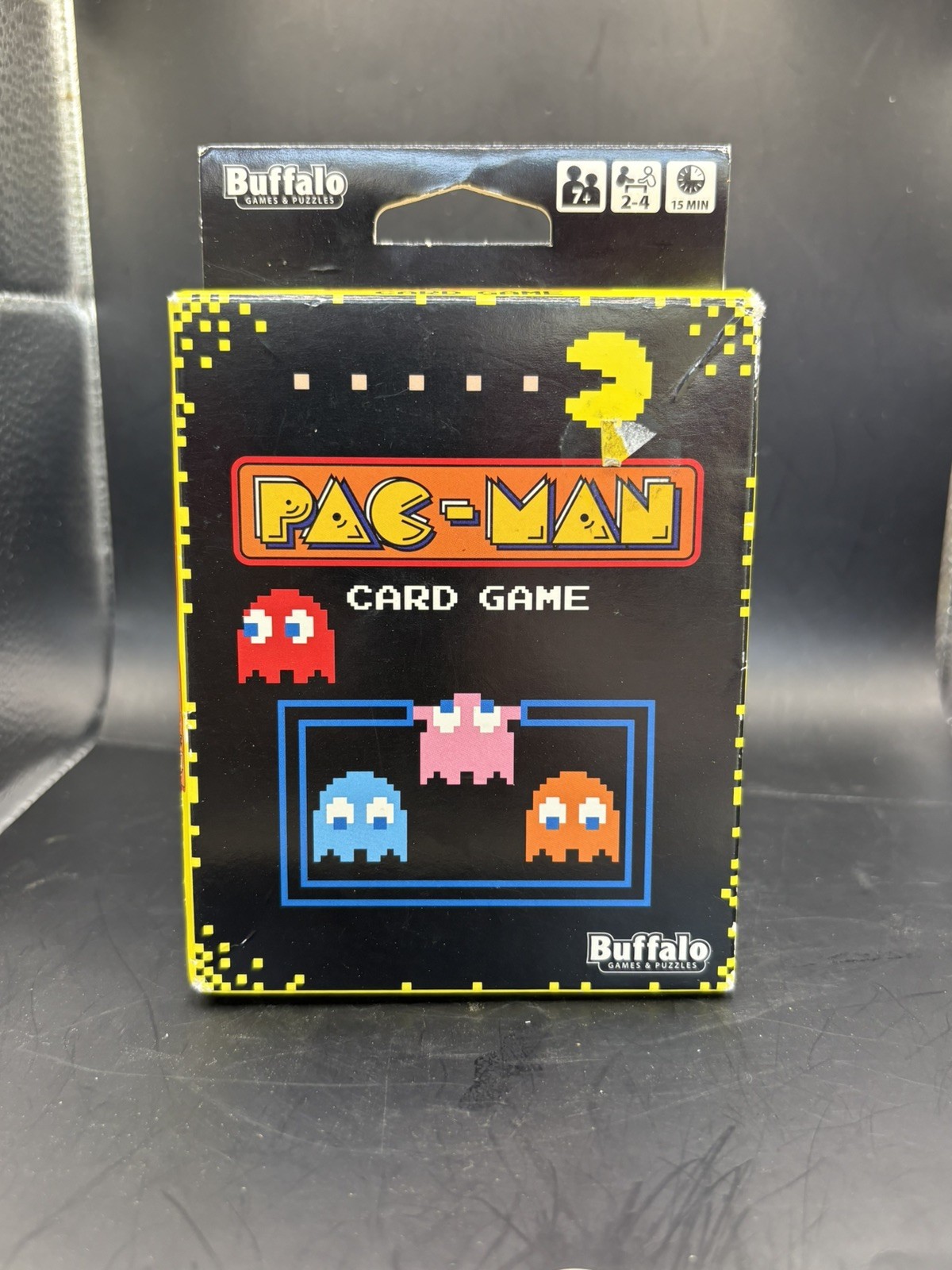 Pac Man Card Game – Fun Twist on Classic Arcade Game – Buffalo Games 2000 NEW
