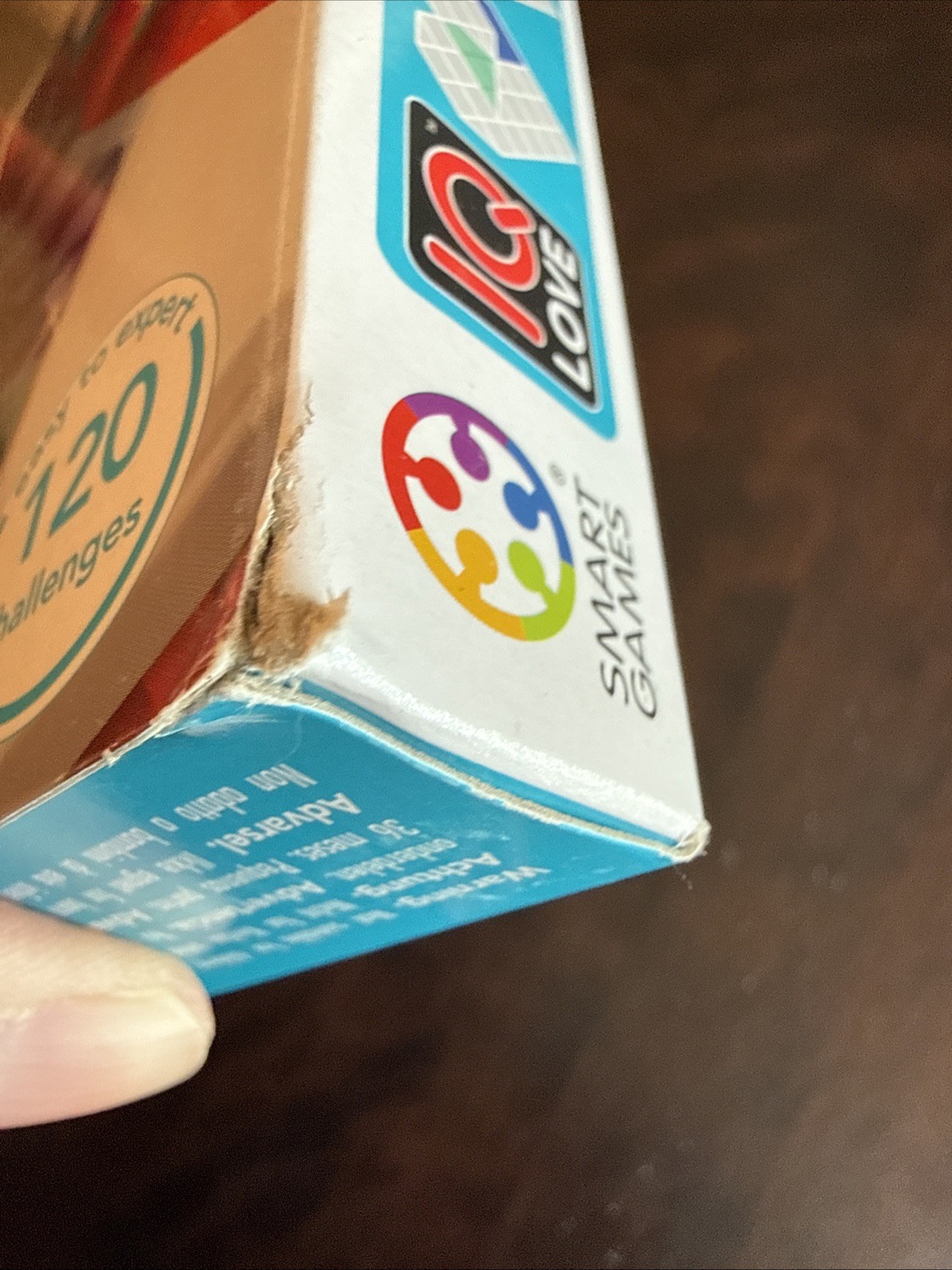 IQ LOVE 1 Player Logic Game: 120 Challenges for Ages 7+