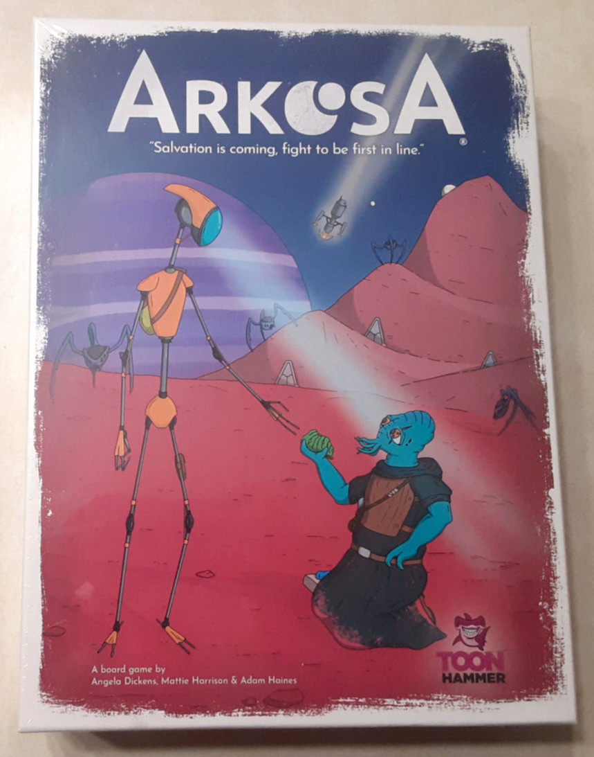 Arkosa A Bunker Building Board Game Kickstarter Exclusive Toon Hammer NEW SEALED