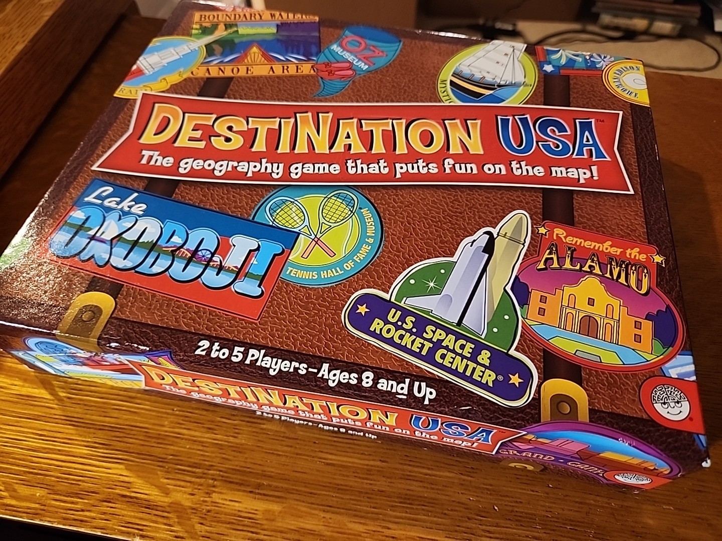 MindWare DESTINATION USA Board Game Learn Geography 50 States Map 2010 COMPLETE