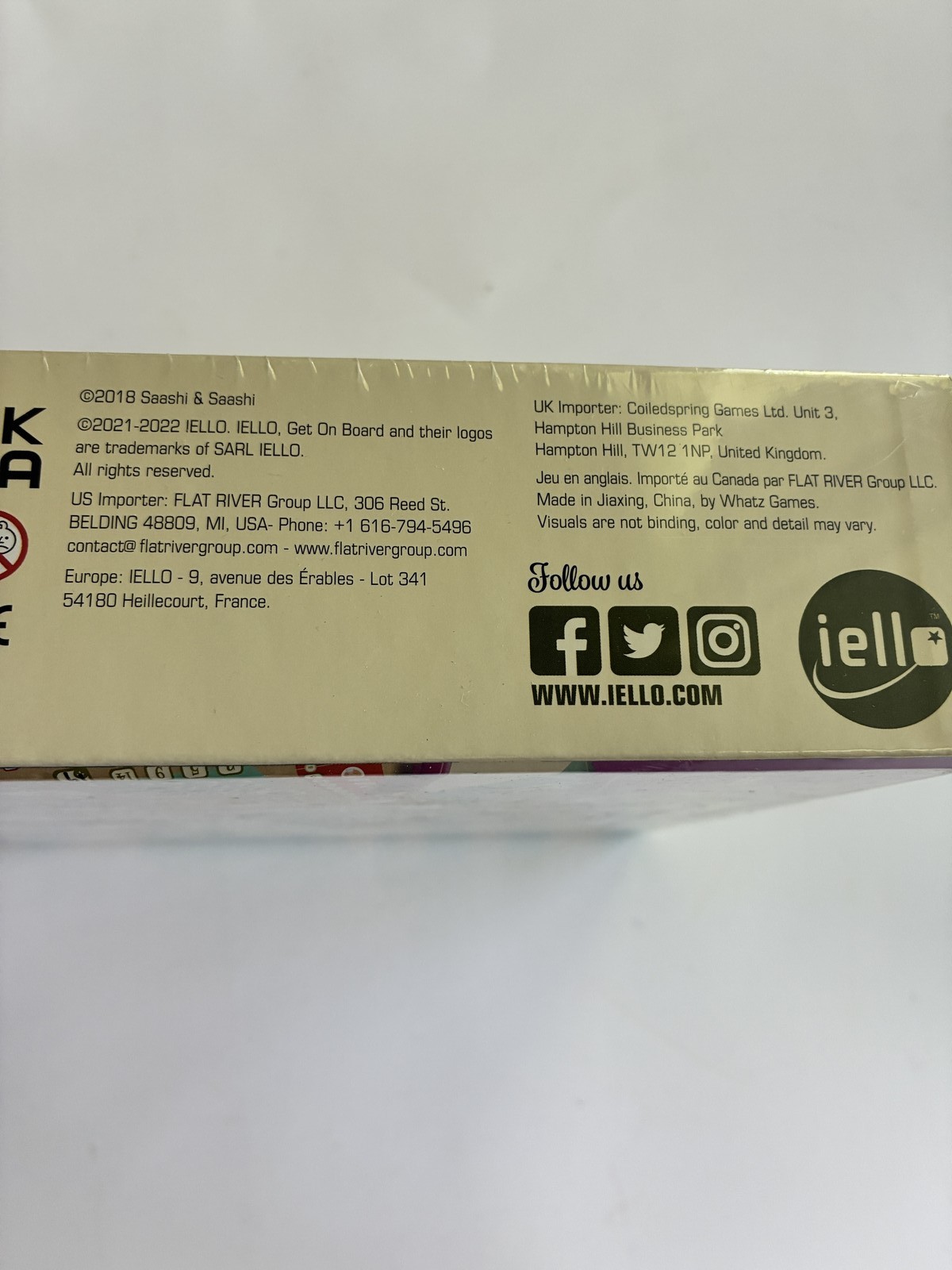 Get On Board New York & London Board Game IELLO New Sealed 2-5 Players Age 8+
