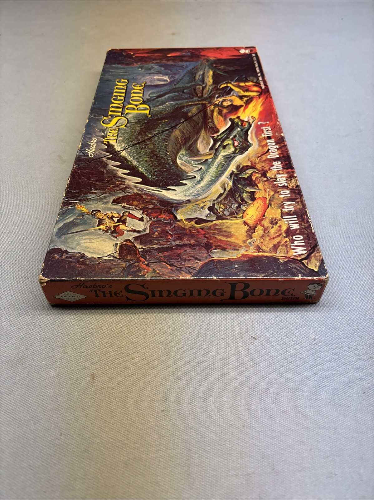 1962 THE SINGING BONE DRAGON BOARD GAME HASBRO HASSENFELD BROS FANTASY Complete