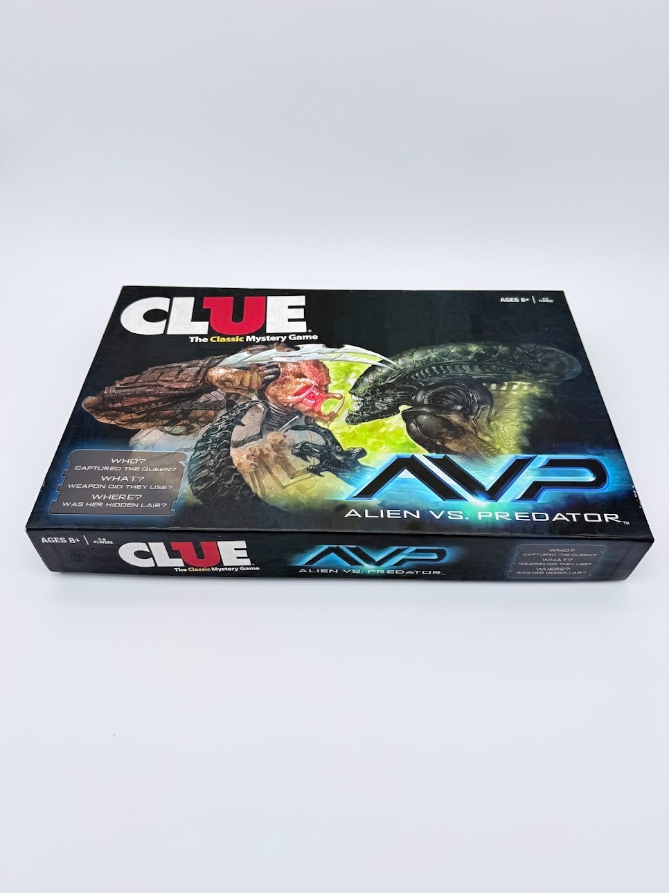 CLUE AVP ALIEN VS PREDATOR BOARD GAME SEALED Open Box NEW Hasbro 2016