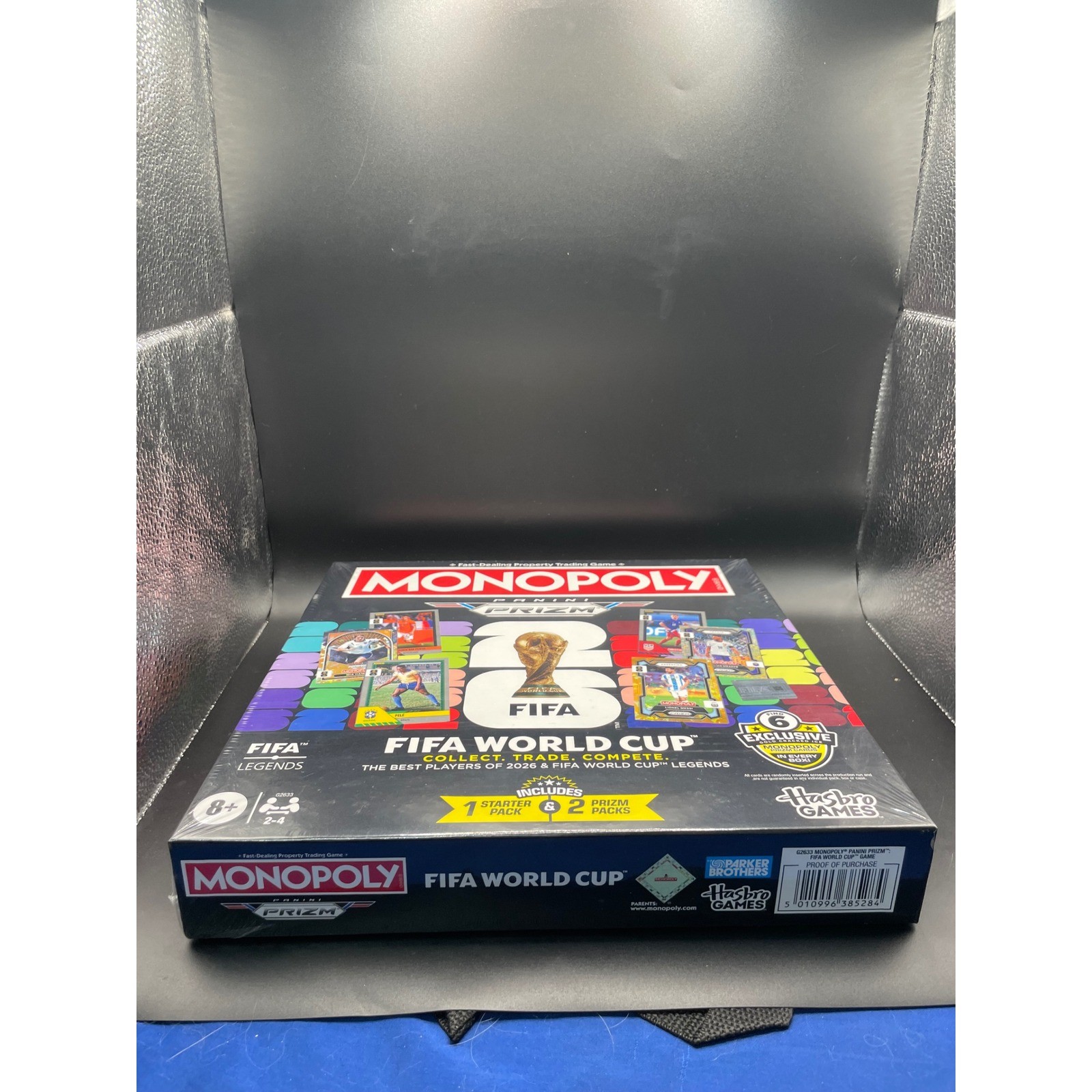 Monopoly Panini Prizm FIFA World Cup Board Game Sealed 2026 Legends G2633