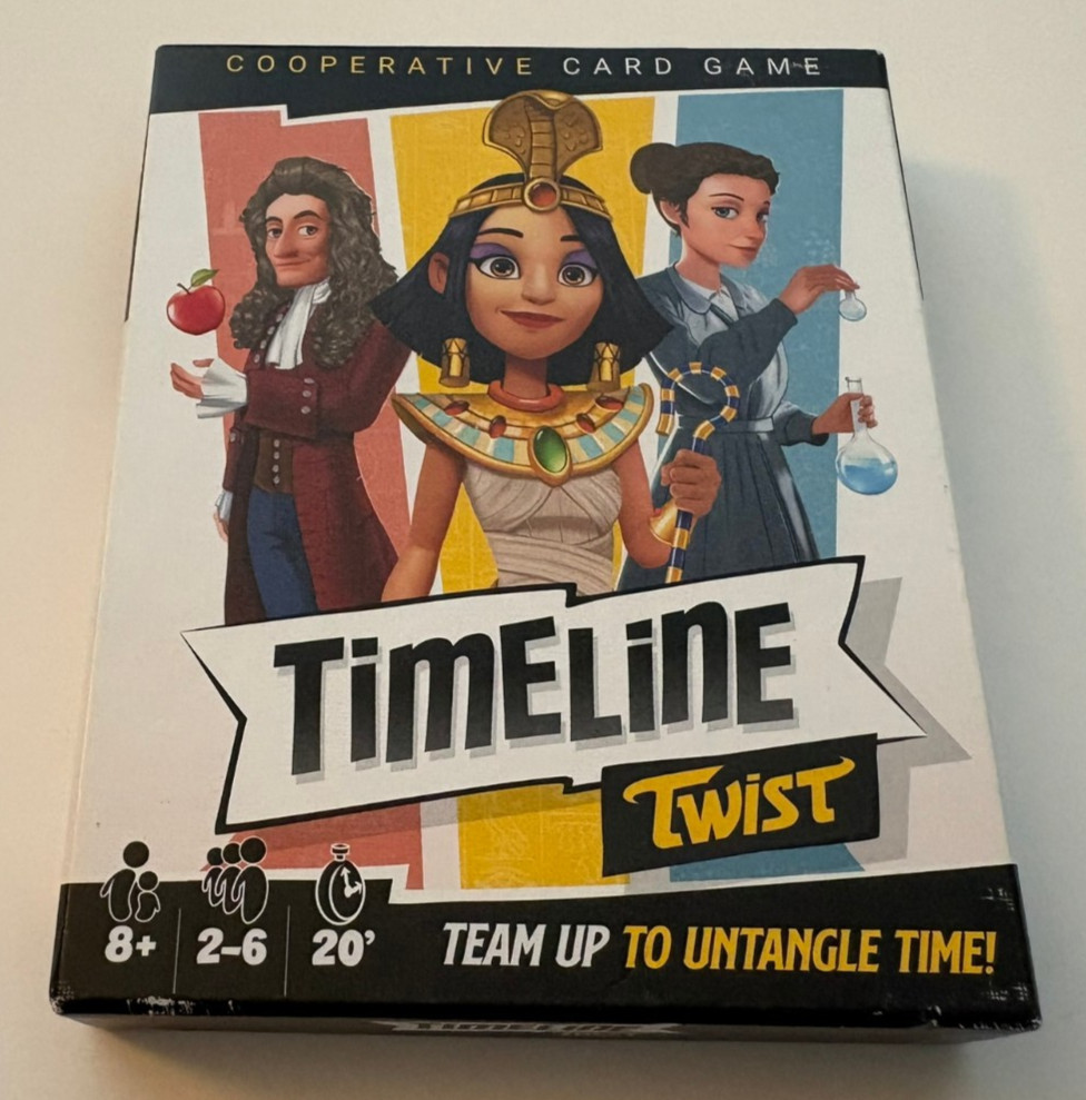 Timeline Twist Cooperative Card Game by Asmodee (New Open Box)