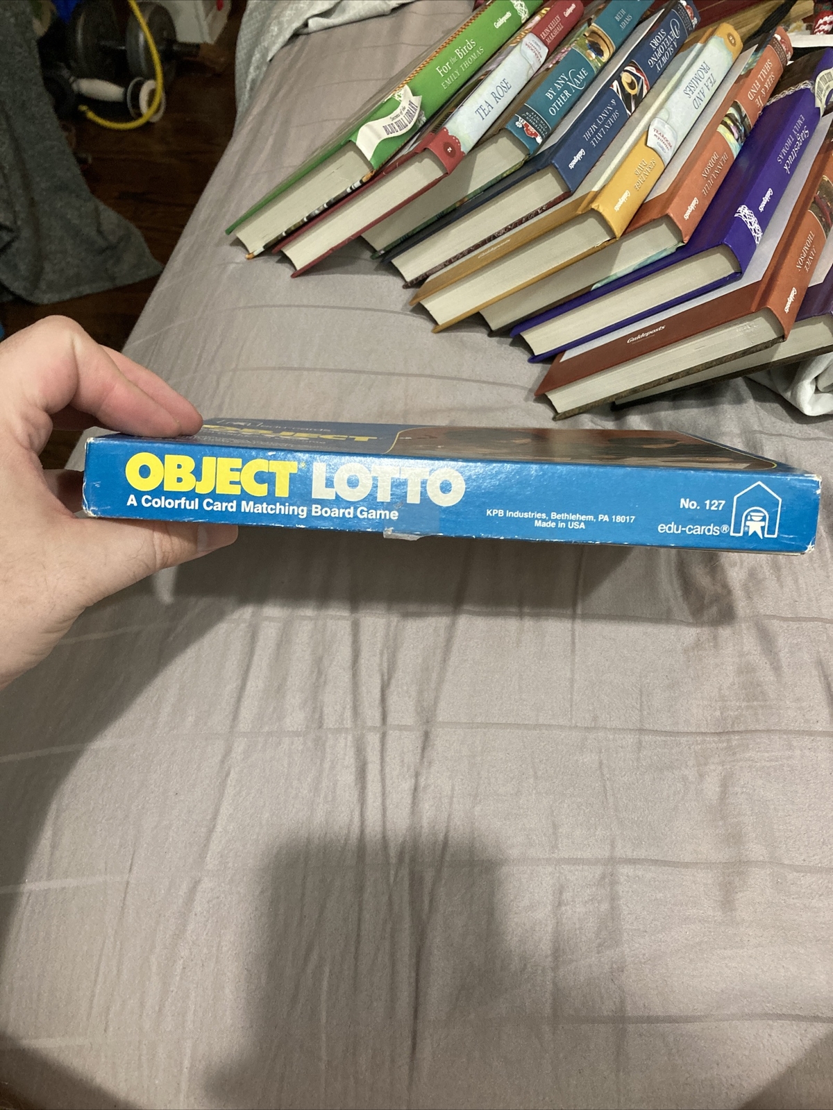Object Lotto Edu-Cards Matching Game 127 KPB Industries, Cards Still Perforated!