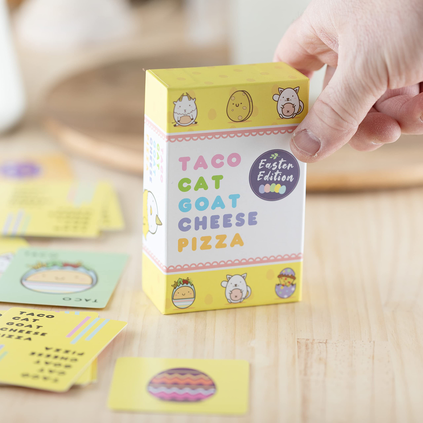 Taco Cat Goat Cheese Pizza Easter Edition Tabletop Game Party Fun