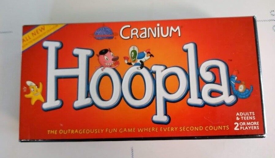 Hoopla Cranium Adult/Teen Board Game COMPLETE Where Every Second Counts